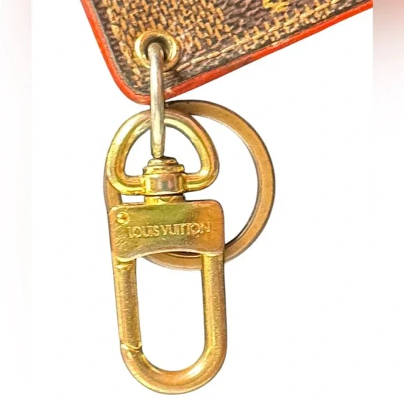Louis Vuitton Brown and Orange Key Holder - Picture 4 of 7